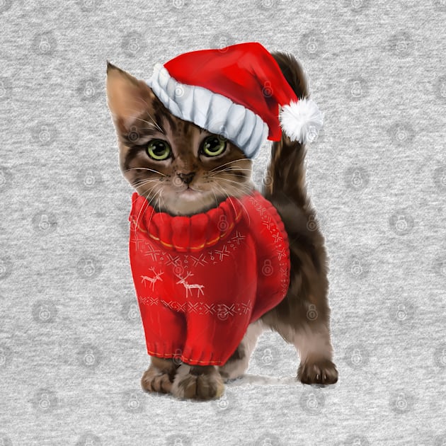 Kitten Christmas by stark.shop